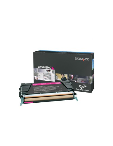 Lexmark C736, X736, X738  Cartucho de toner magenta Alto Rendimiento (10K)