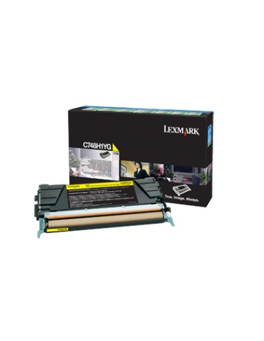 LEXMARK TONER LASER AMARILLO RETORNABLE C/748DE/748DTE/748E