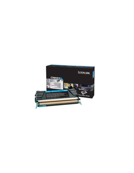 Lexmark C748 Cartucho de toner cian Alto Rendimiento