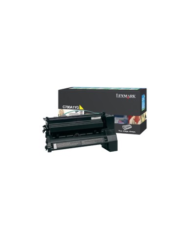 LEXMARK C-780/C-782/X-782 Cartucho de impresion Amarillo retornable (6.000 pag.)